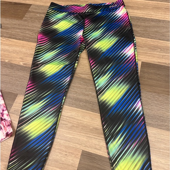Fila Xl Sports Performance Running Athletic Leggings - Picture 1 of 2